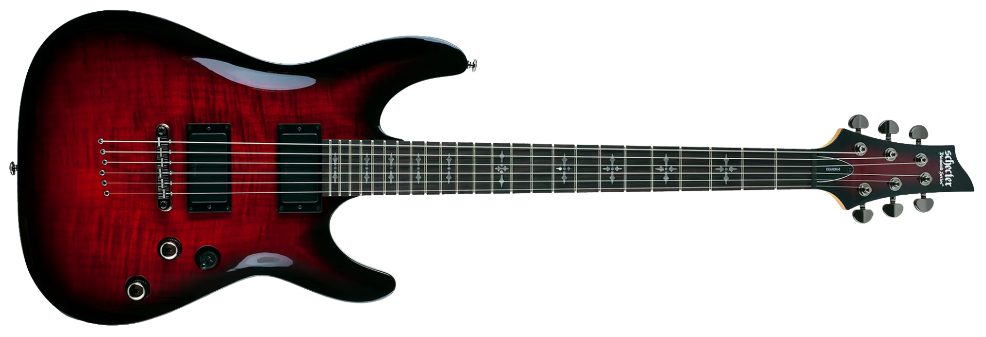Guitarra Schecter Demon-6 CEP Cat's Eye Pearl
