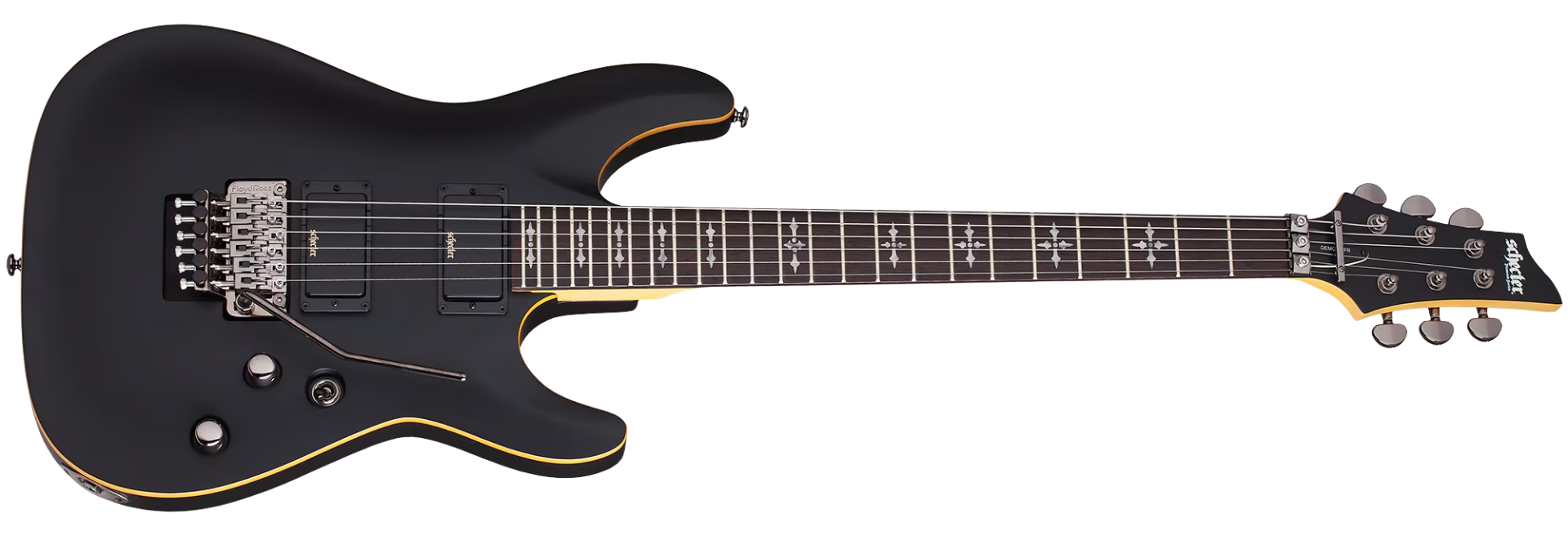 Guitarra Schecter Demon-6 FR Aged Black Satin