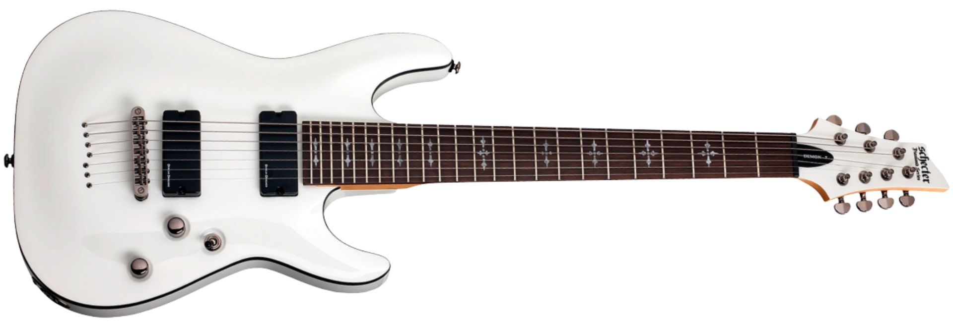 Guitarra Schecter Demon-7 Vintage White