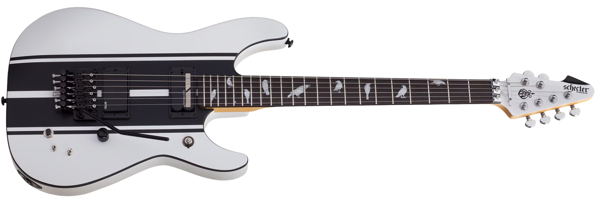Guitarra Schecter DJ Ashba SWHT Satin White