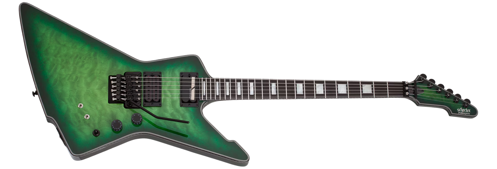 Guitarra Schecter E-1 FR S Special Edition Green Burst