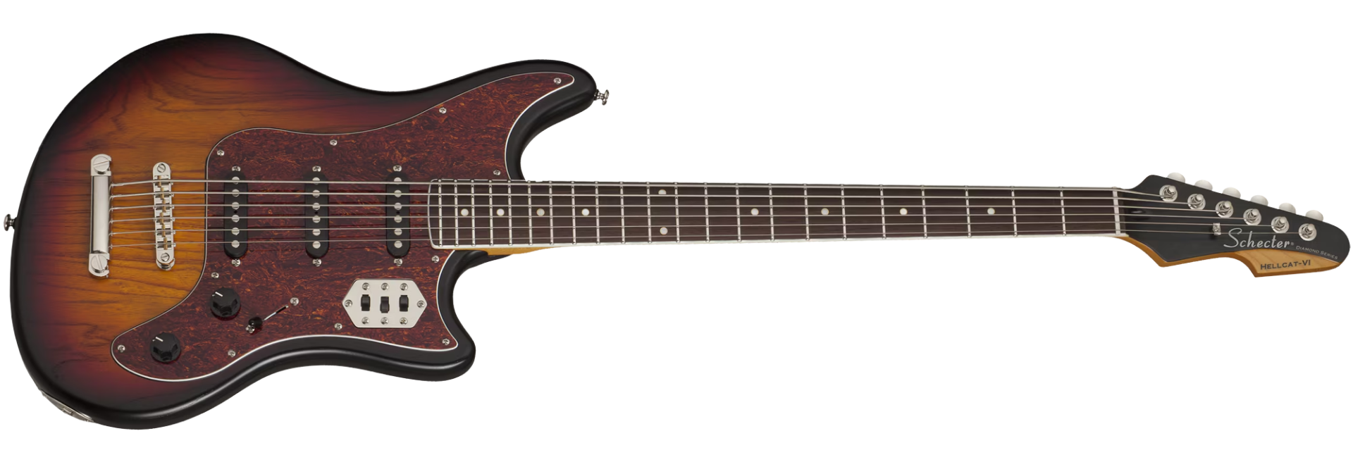 Guitarra Schecter Hellcat VI 3TSBP 3-Tone Sunburst Pearl