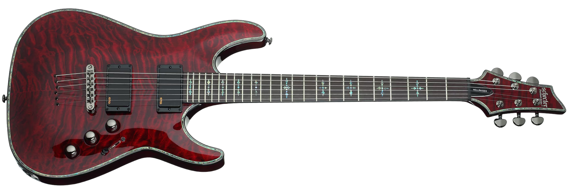 Guitarra Schecter Hellraiser C-1 BCH Black Cherry