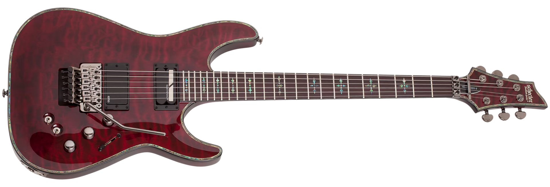Guitarra Schecter Hellraiser C-1 FR S BCH Black Cherry