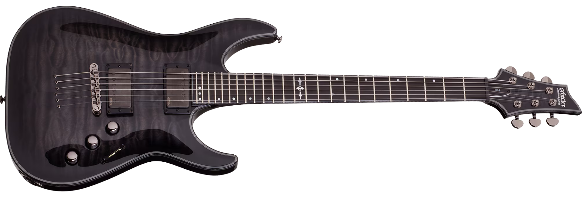 Guitarra Schecter Hellraiser Hybrid C-1 TBB Trans Black Burst