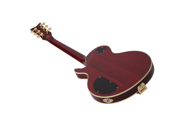 Corpo Mogno com Topo Maple e Acabamento Ultra Violet Iridescente