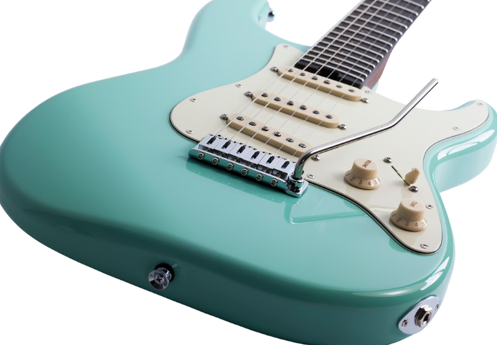 Escala Ebony com Inlays Brass Circles