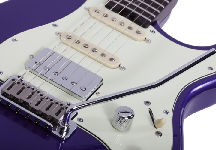 Corpo Alder com Acabamento Atomic Violet e Binding