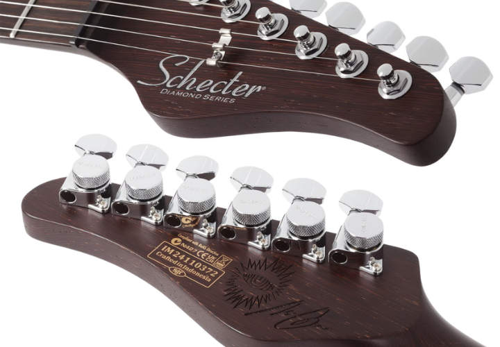 Braço Wenge Bolt-on e Escala Ébano com 22 Jumbo Stainless Steel Frets