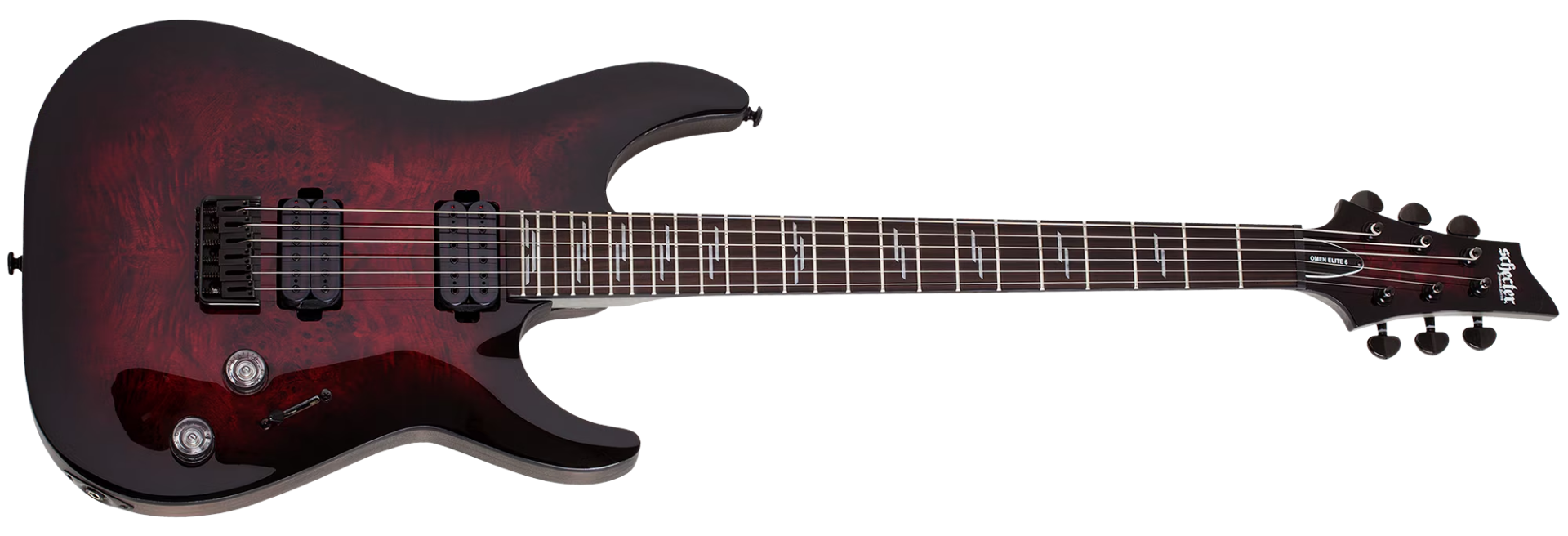 Guitarra Schecter Omen Elite-6 Black Cherry Burst