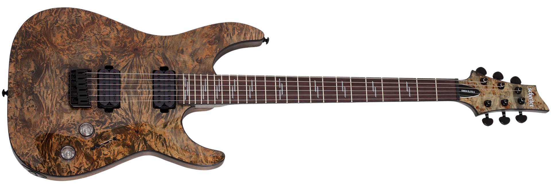 Guitarra Schecter Omen Elite-6 CHAR Charcoal