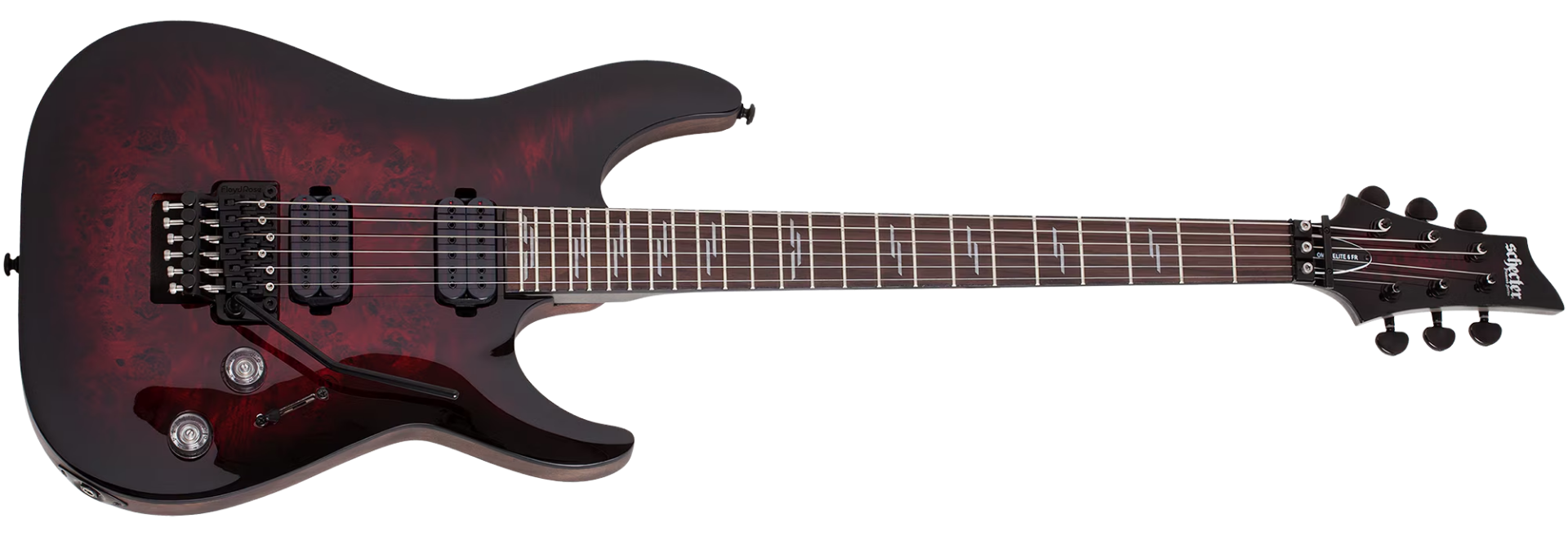 Guitarra Schecter Omen Elite-6 FR BCB Black Cherry Burst