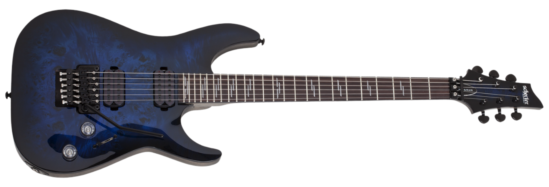 Guitarra Schecter Omen Elite-6 FR See Thru Blue Burst