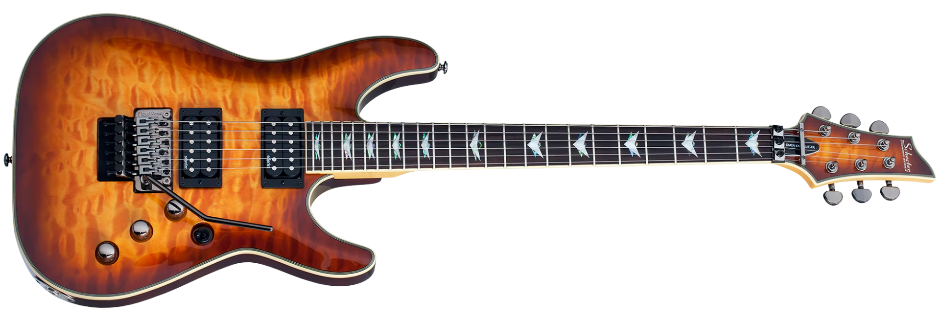 Guitarra Schecter Omen Extreme-6 FR VSB Vintage Sunburst