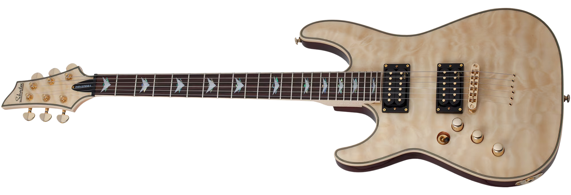 Guitarra Schecter Omen Extreme-6 LH Gloss Natural Canhota