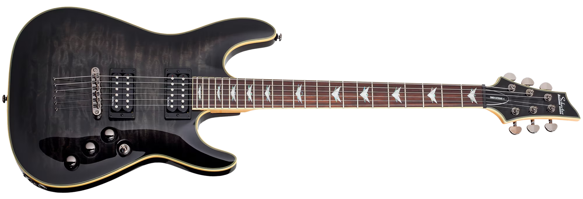 Guitarra Schecter Omen Extreme-6 See-Thru Black