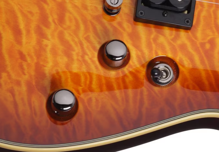 Tampo Quilted Maple Vintage Sunburst