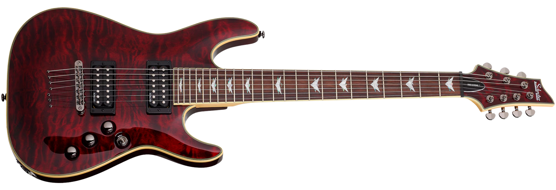 Guitarra Schecter Omen Extreme-7 BCH Black Cherry 7 Cordas