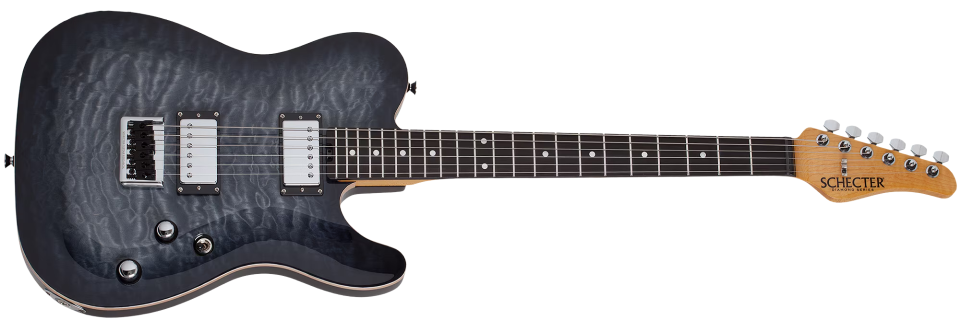 Guitarra Schecter PT Classic Transparent Black Burst