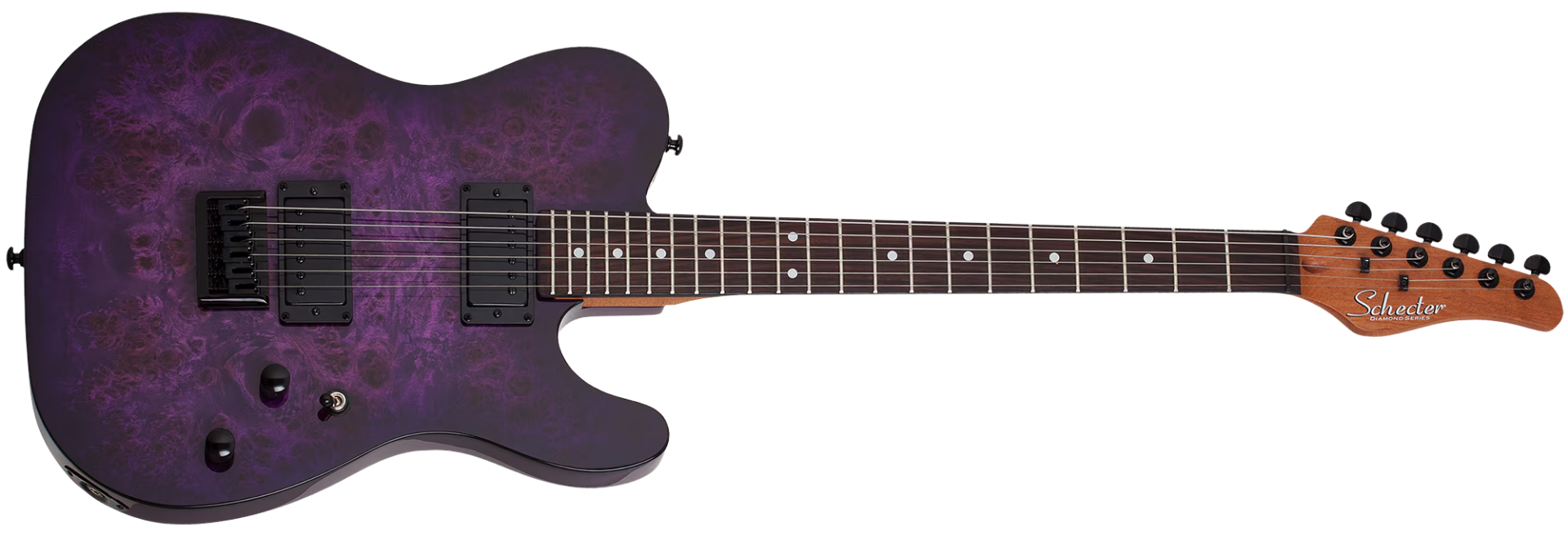 Guitarra Schecter PT Standard PBB Purple Burst Burl