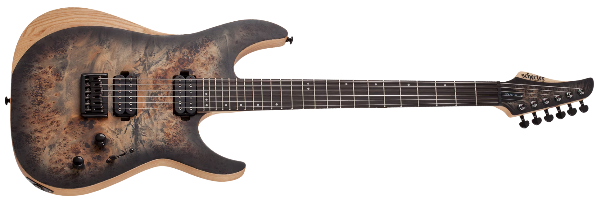 Guitarra Schecter Reaper-6 SCB Satin Charcoal Burst