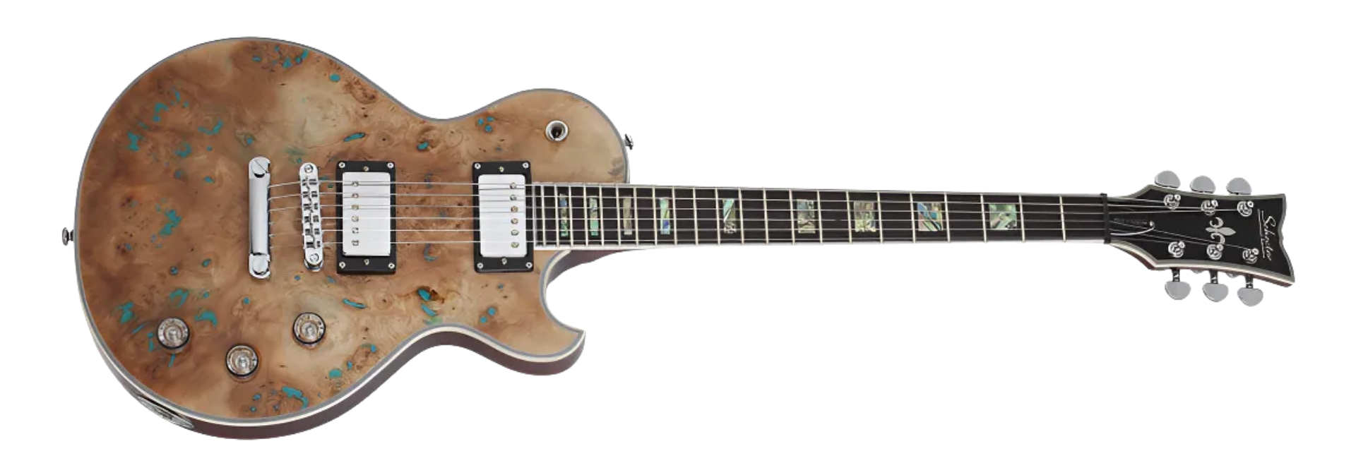 Guitarra Schecter Solo-II Custom Burl GNAT Gloss Natural