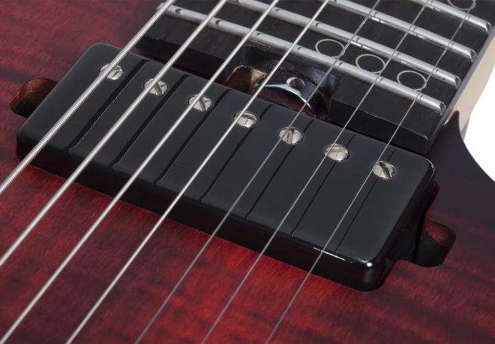 Tampo Flamed Maple Scarlet Burst