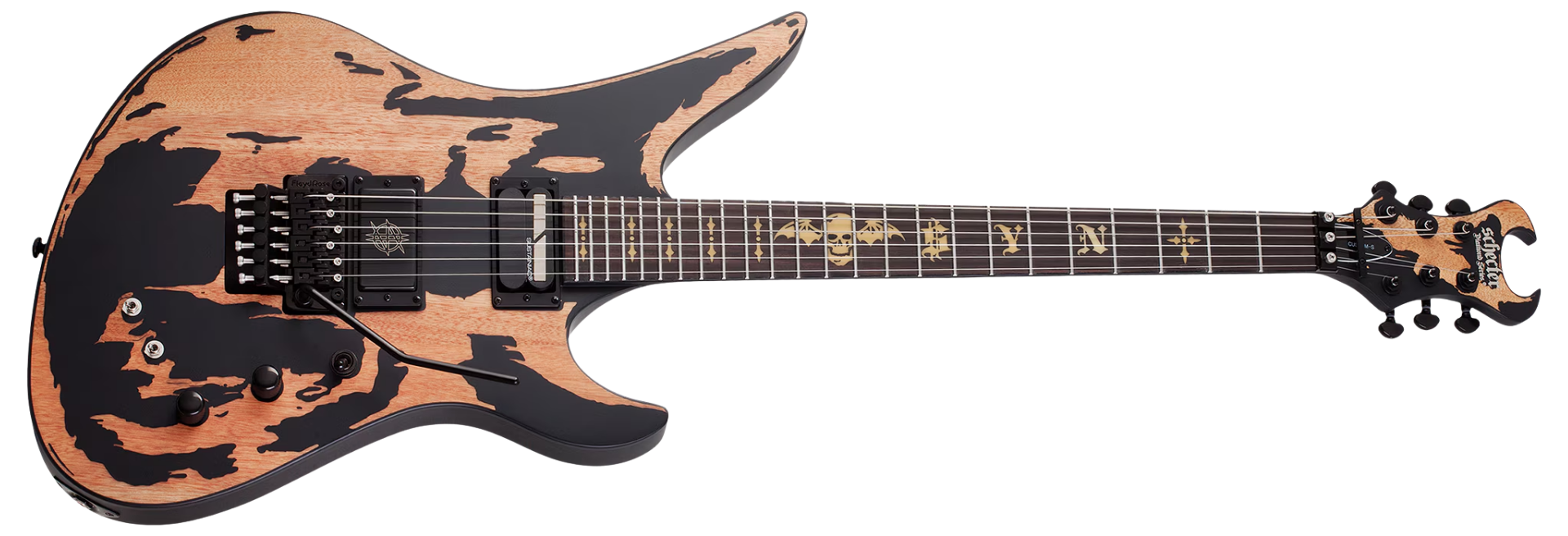 Guitarra Schecter Synyster Custom-S Distressed Satin Black