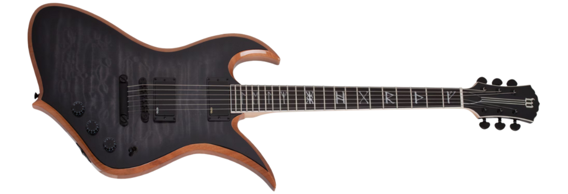 Guitarra Schecter Thoraxe Transparent Black Burst