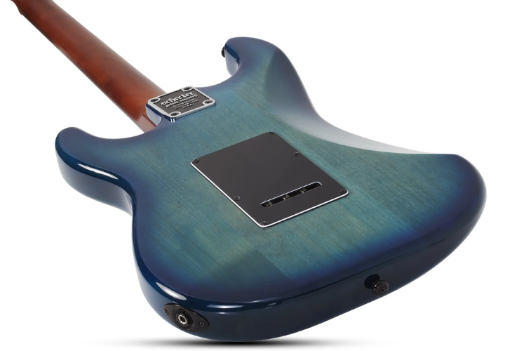 Tampo Quilted Maple Trans Blue Burst