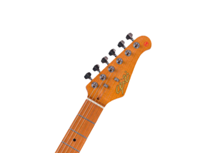 Ponte Tremolo e Headstock Vintage Budokan