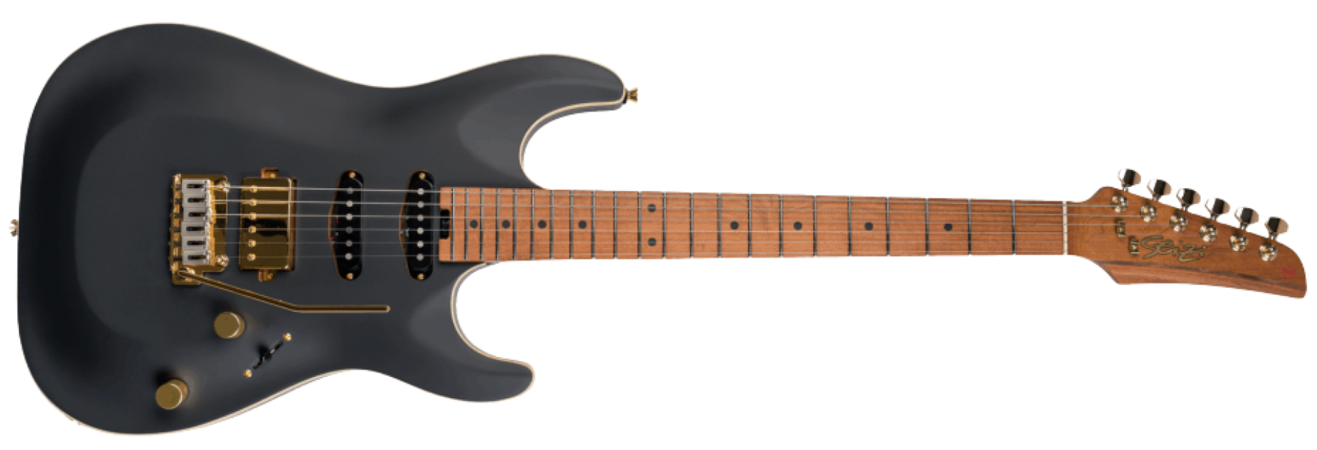 Guitarra Seizi Katana Angel HSS Blackout Mist