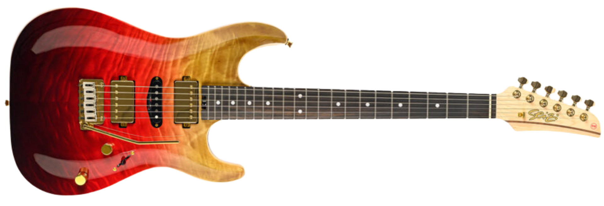 Guitarra Seizi Katana Blast HSH Tokyo Burst com Bag