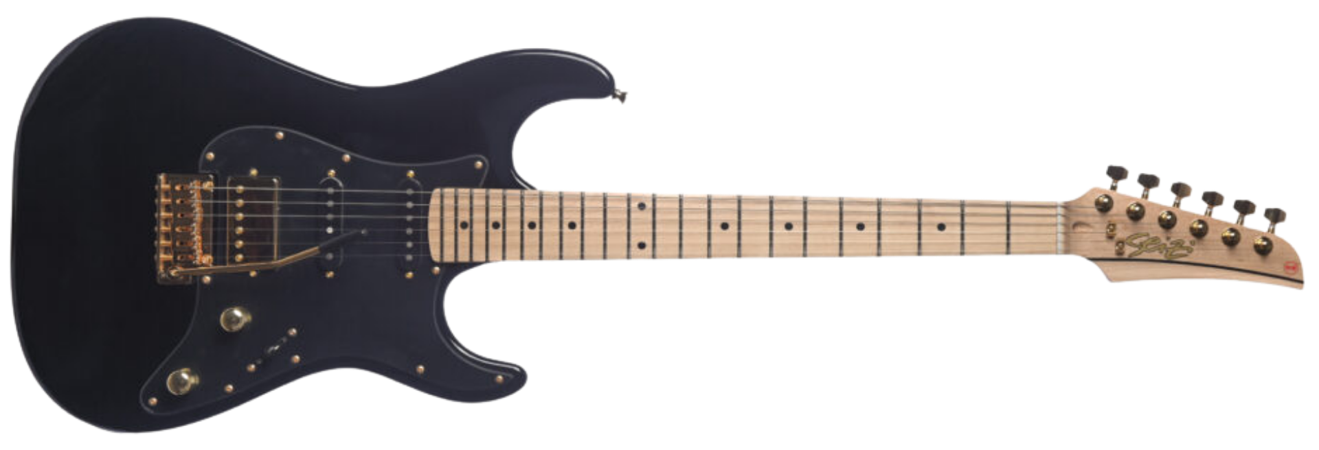 Guitarra Seizi Katana Musashi HSS Black Gold