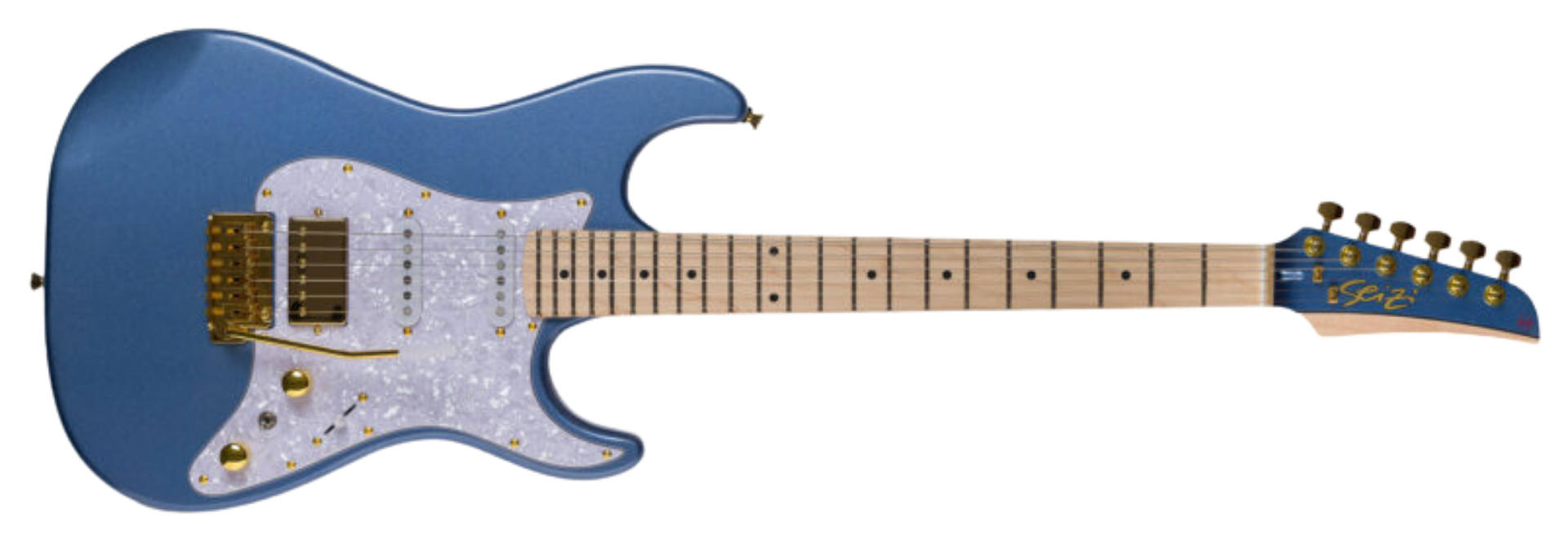 Guitarra Seizi Katana Musashi HSS Pelham Blue