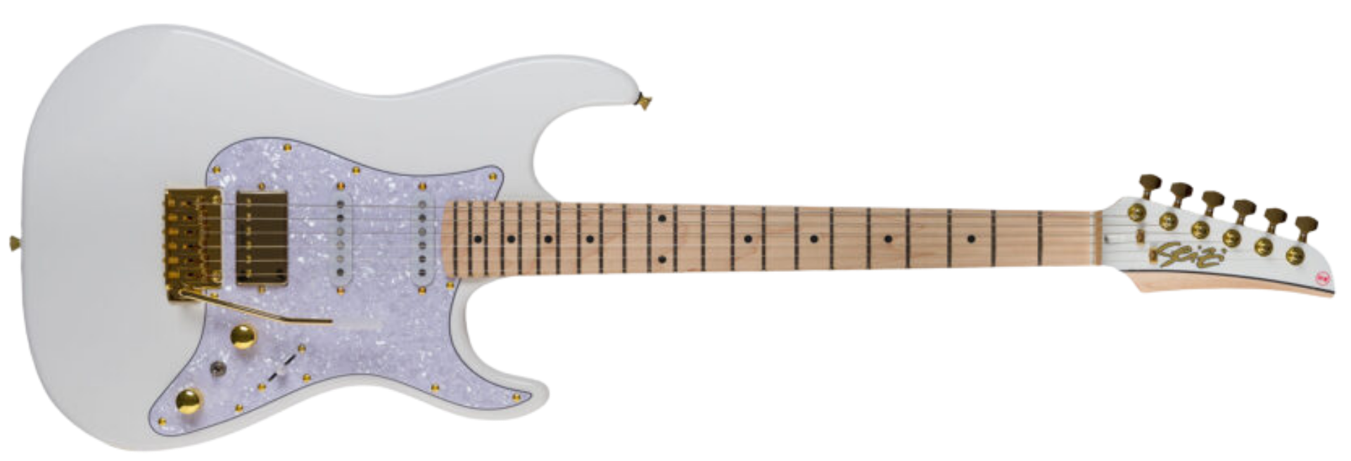 Guitarra Seizi Katana Musashi HSS White