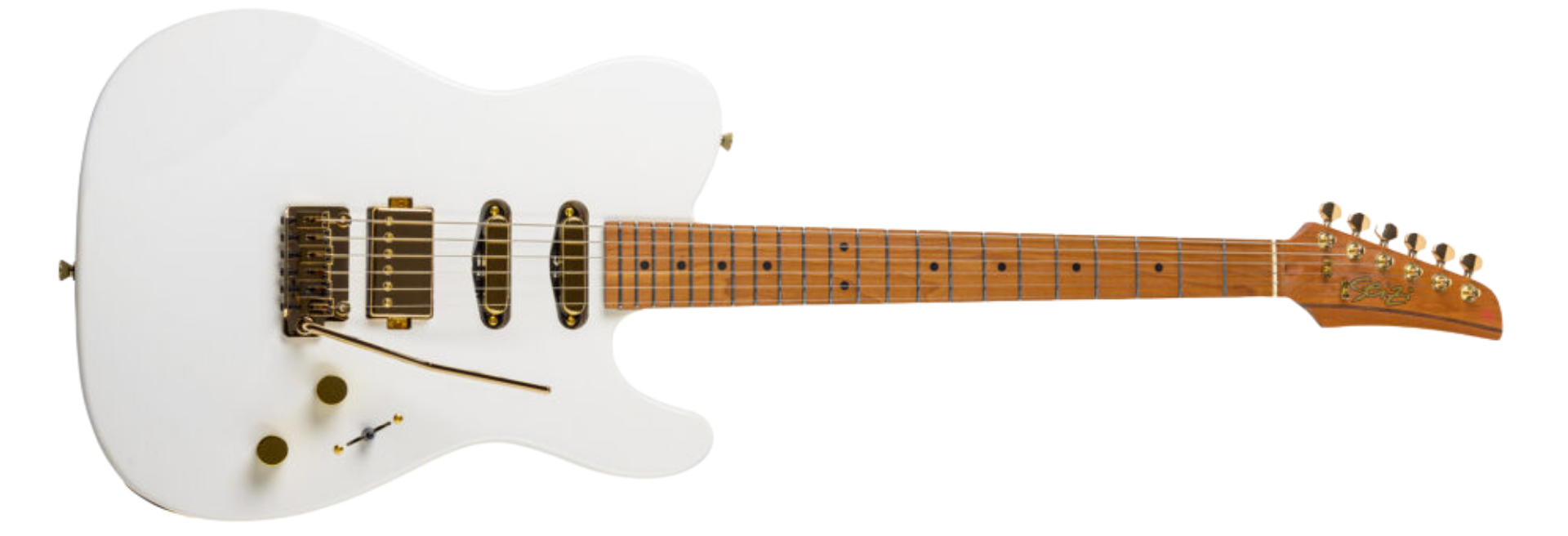 Guitarra Seizi Katana Sakura Pearl White Gold 10360658