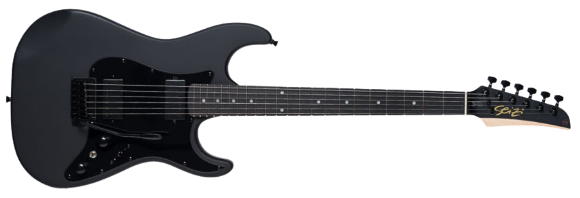 Guitarra Seizi Katana Venom HH All Black Satin
