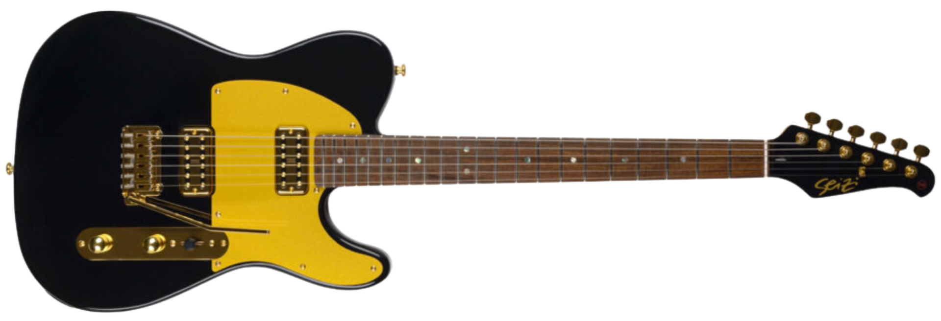 Guitarra Seizi Vintage Bonsai Black Gold