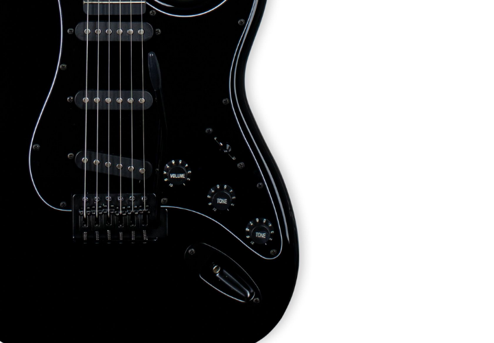 Captadores Single Coil e Ponte Synch Tremolo