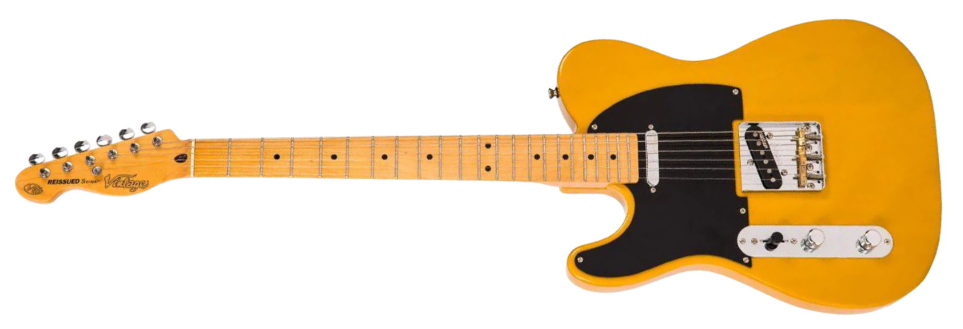 Guitarra Vintage Reissued LV52BS Tele Canhota Butterscotch