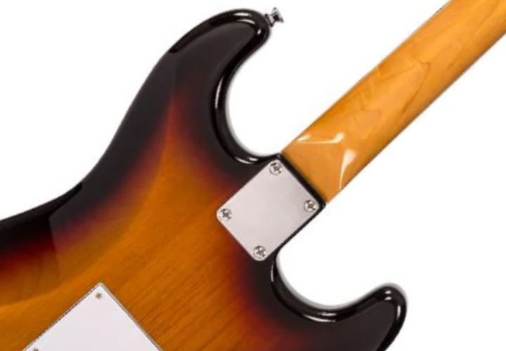 Corpo Poplar Sunburst com Design Strat Canhoto