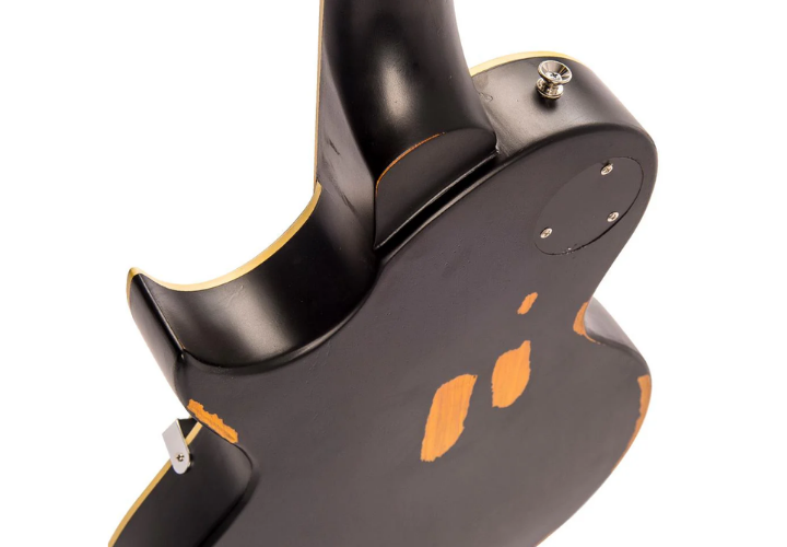 Topo Maple Distressed Black Over Sunburst