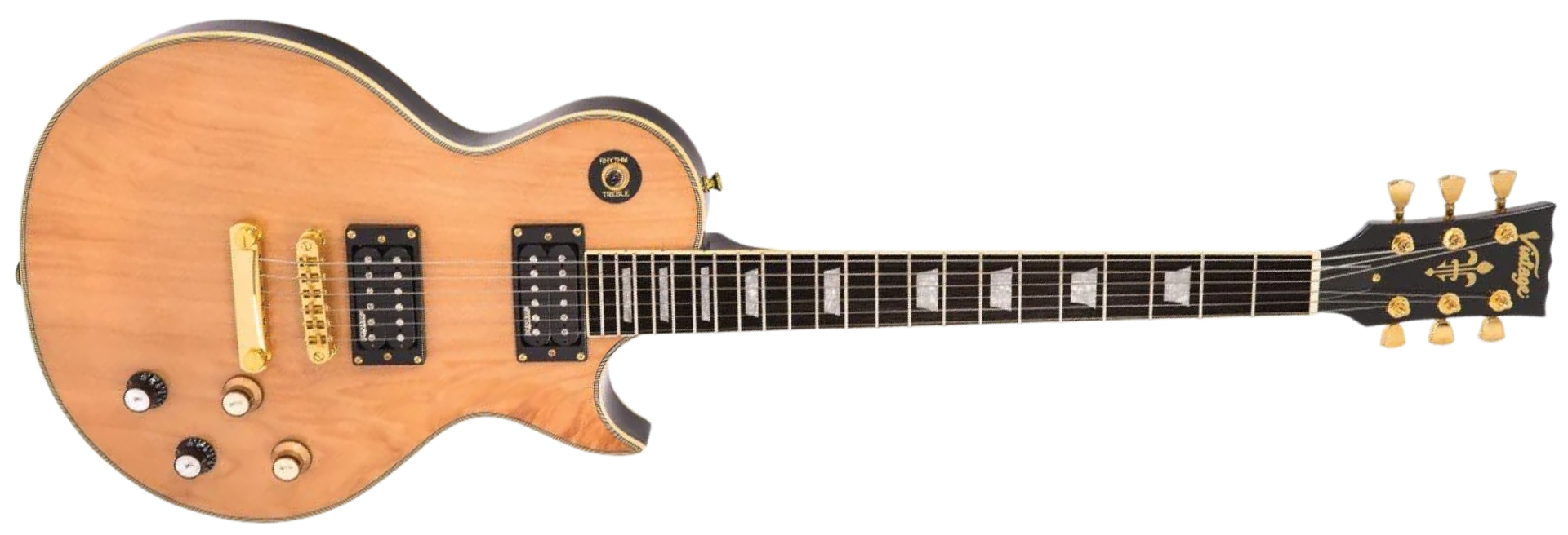 Guitarra Vintage V100 Reissued Natural Maple Gloss