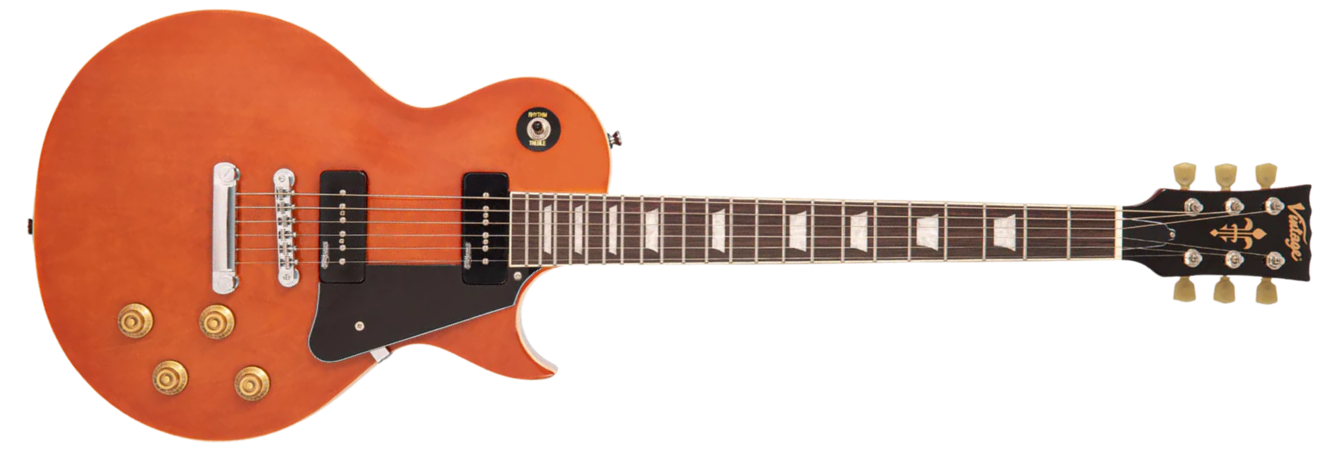 Guitarra Vintage V100P Reissued Natural Mahogany