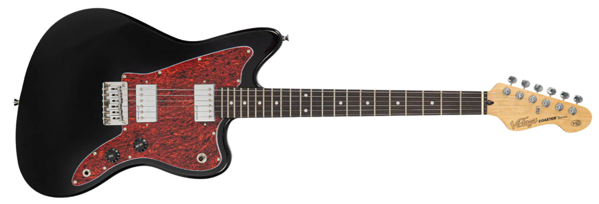 Guitarra Vintage V50 Coaster Series Boulevard Black