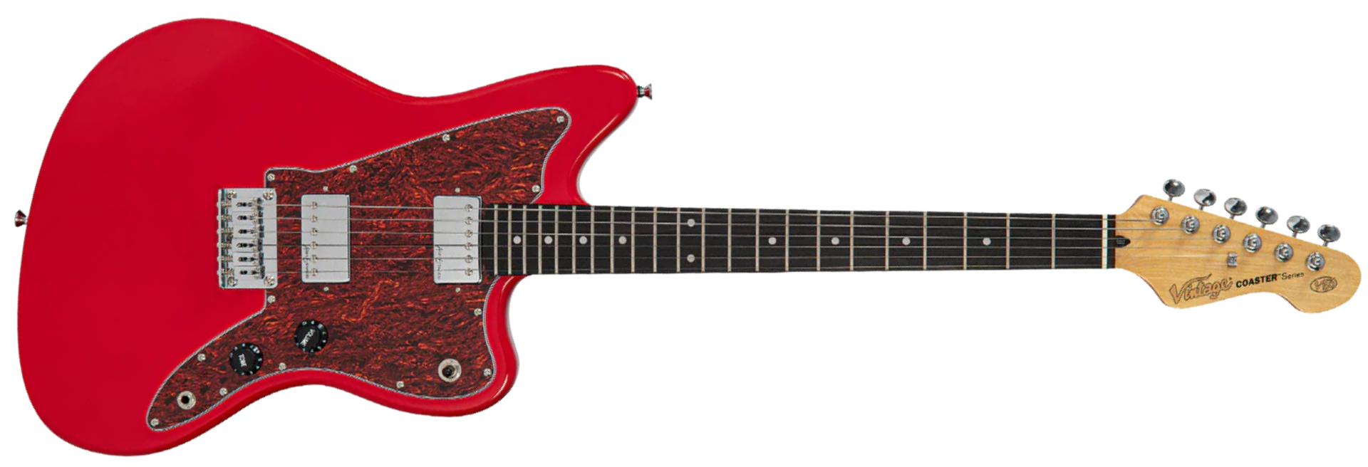 Guitarra Vintage V50 Coaster Series Gloss Red