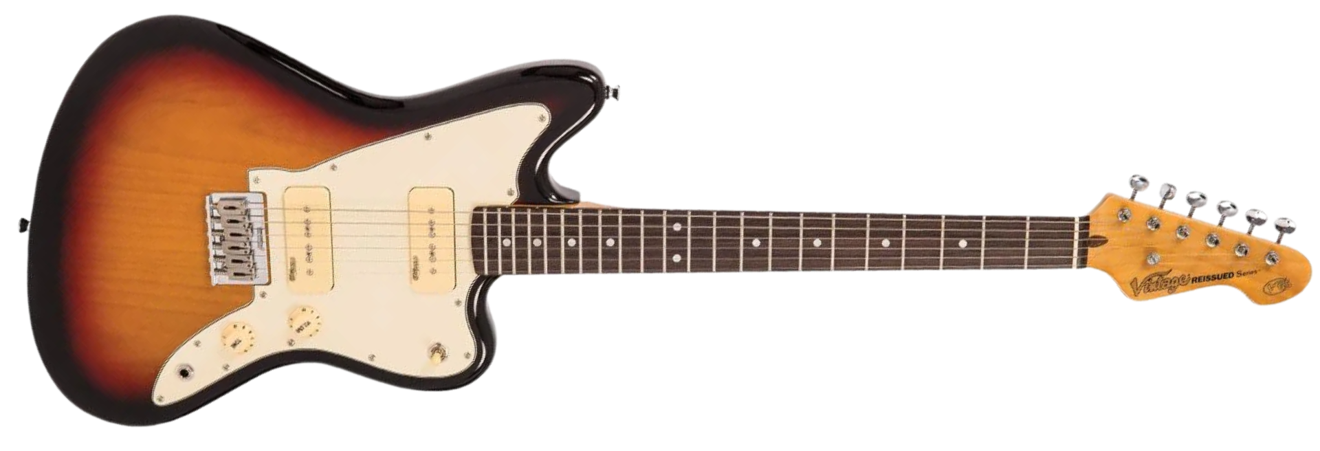 Guitarra Vintage V65 Reissued Hard Tail Tobacco Sunburst
