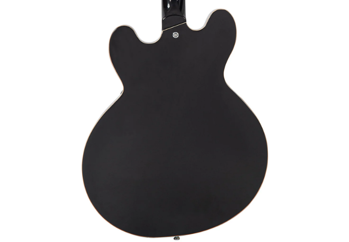 Corpo Semiacústico Maple Gloss Black com Bigsby