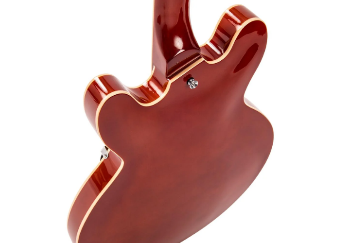 Corpo Semiacústico Maple Honeyburst com Binding